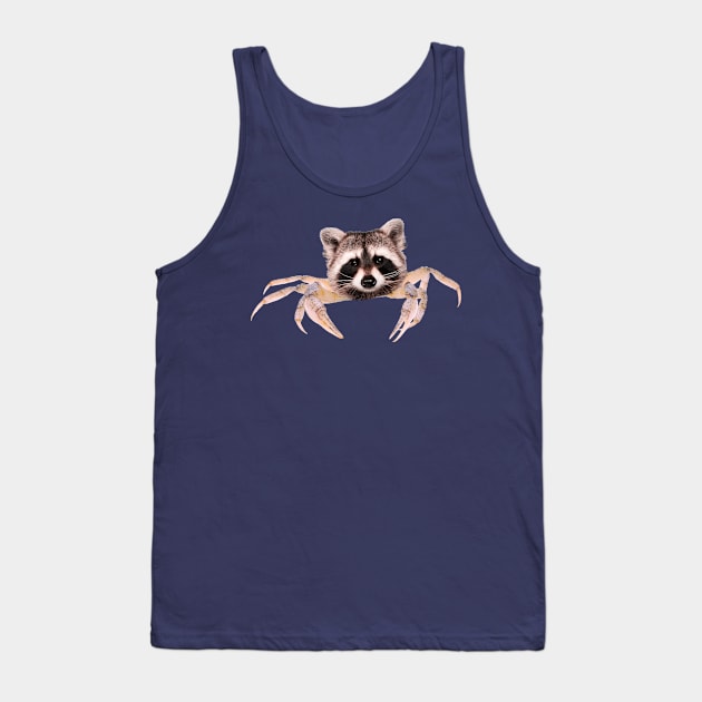 Crab Raccoon Tank Top by AmuseThings